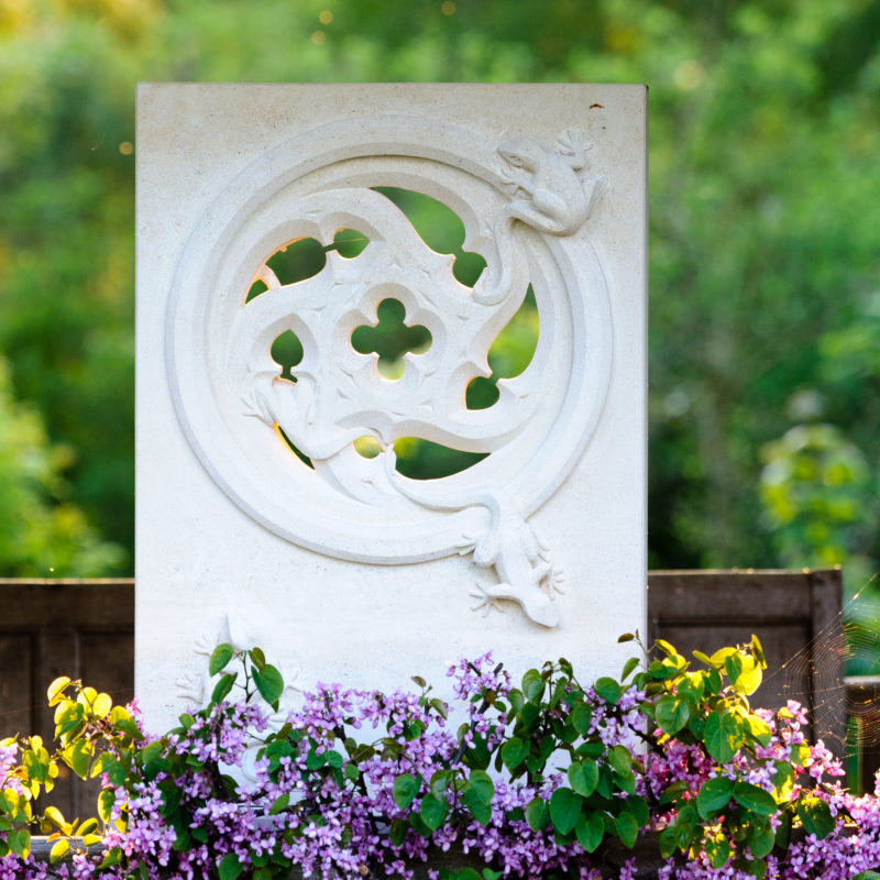 Rose Window with Lizards image