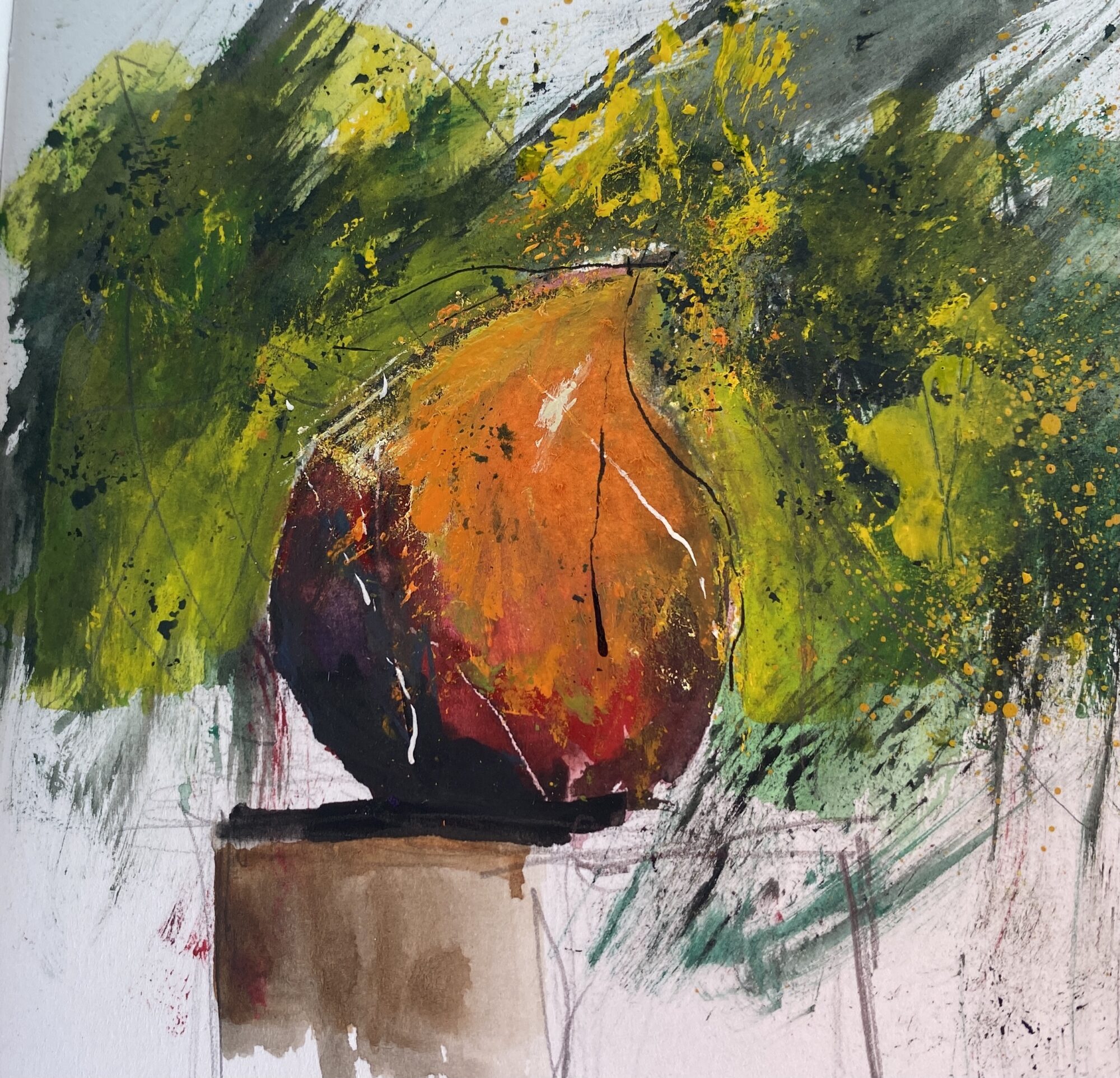 Kieran Stiles Art Exhibition Ballroom, Asthall Manor on form