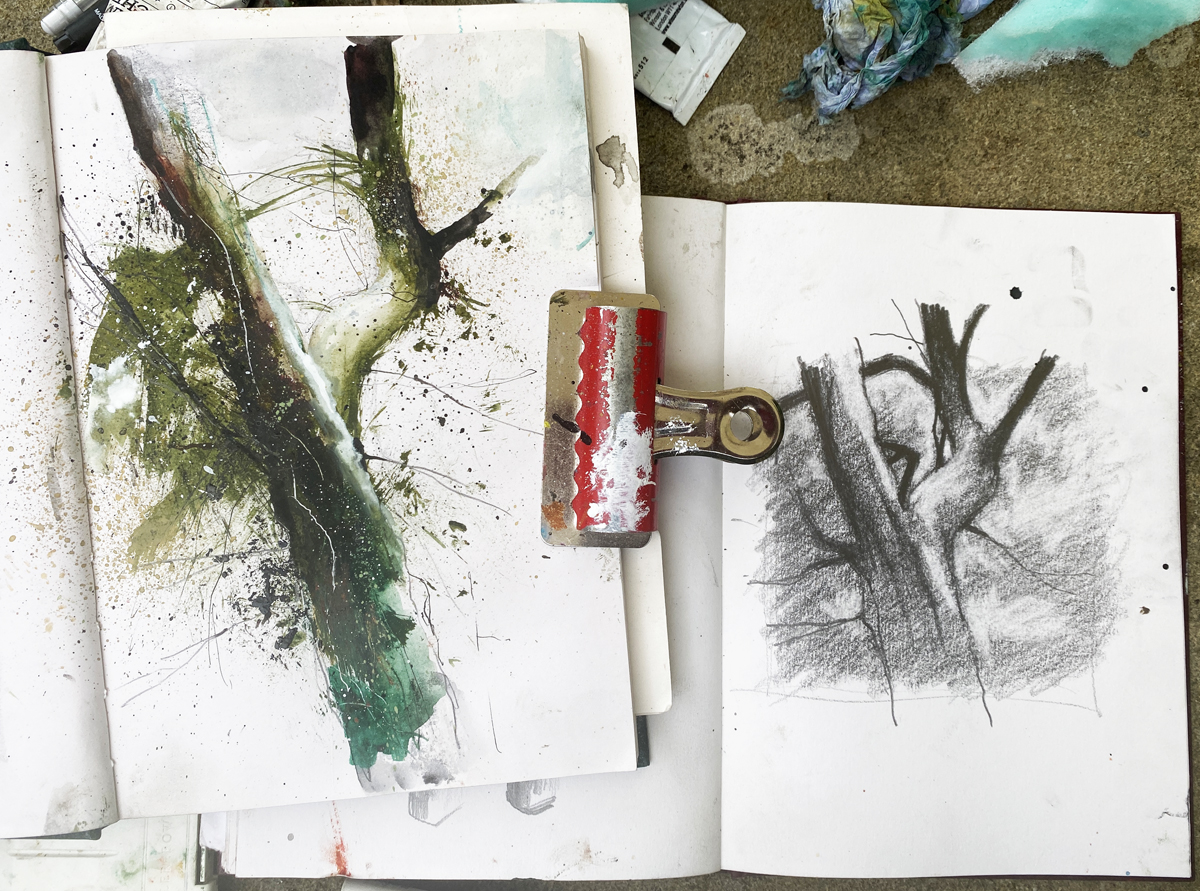 Kieran Stiles Artist in Residence on form