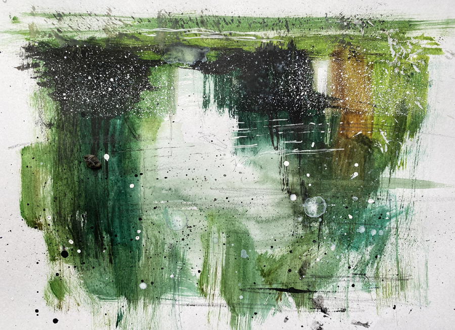 Kieran Stiles Art The Pool Sketchbook Studies on form